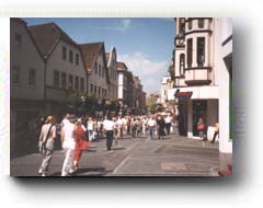 Wermingserstrasse - the main shopping street